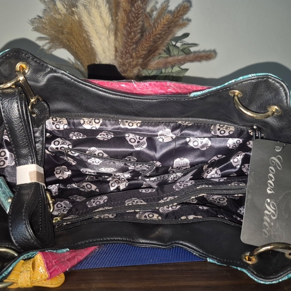 Gorgeous Multicolor Sugar Skull Bag - Picture 4 of 8